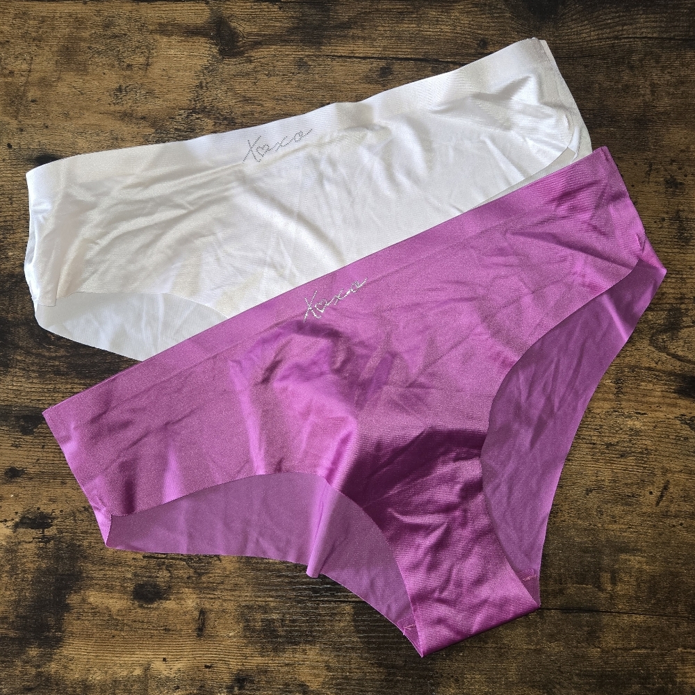 NWOT Xoxo Skily Panties Satin No Line Panty Underwear Set Sz M